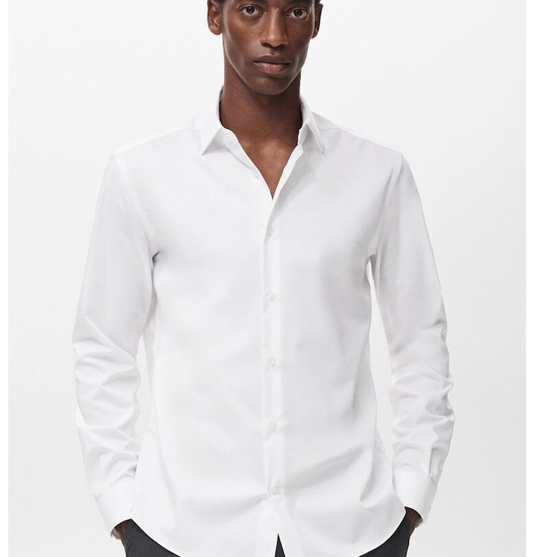 Риза с дълги ръкави Mango