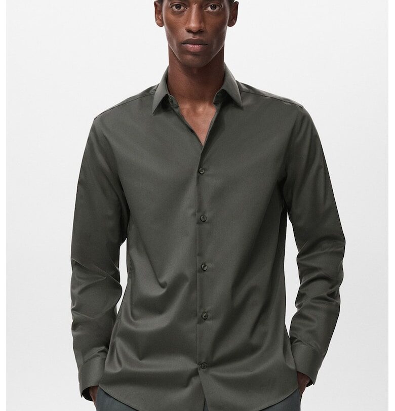 Риза с дълги ръкави Mango