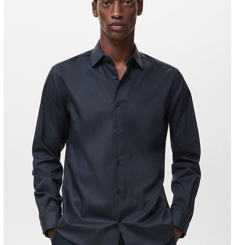 Риза с дълги ръкави Mango