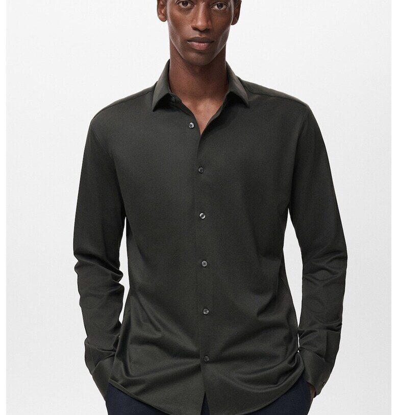 Риза с класическа яка Mango