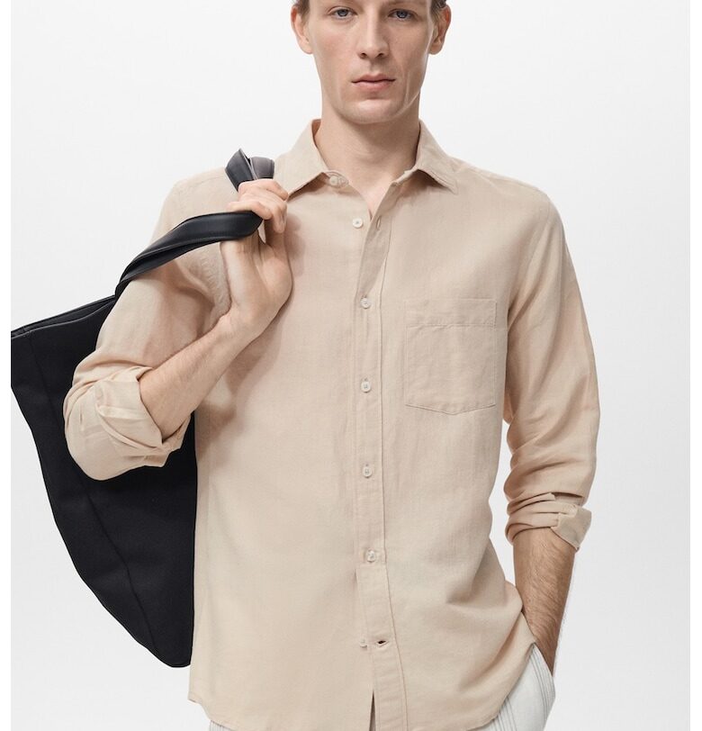 Риза с лен Mango