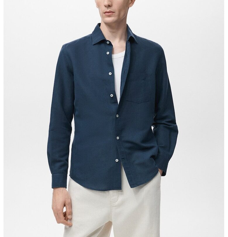 Риза с лен Mango