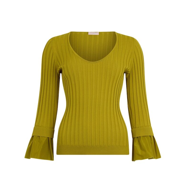 Рипсен пуловер по тялото Liu Jo