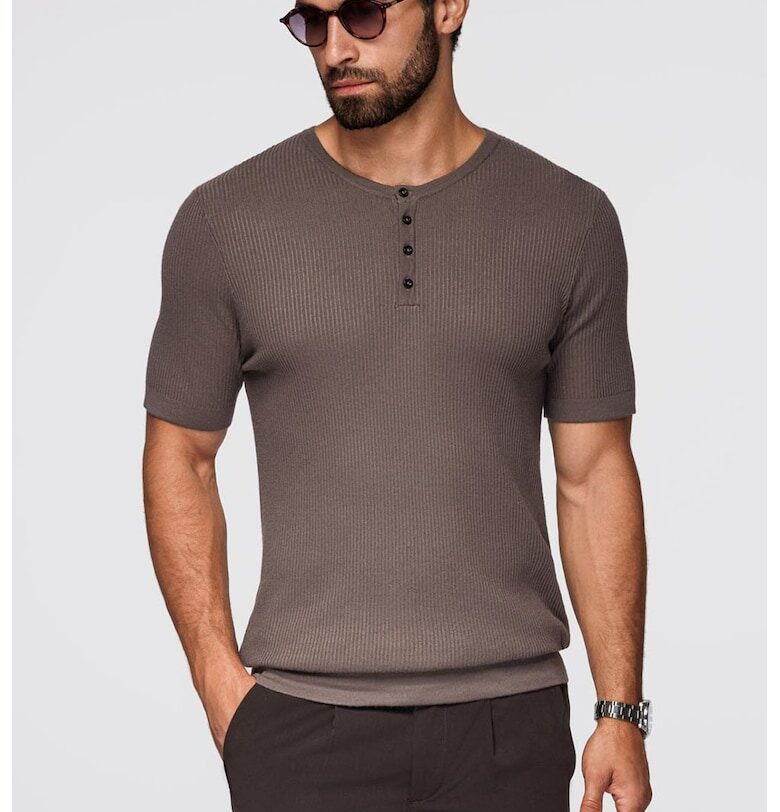 Рипсена слим тениска OMBRE