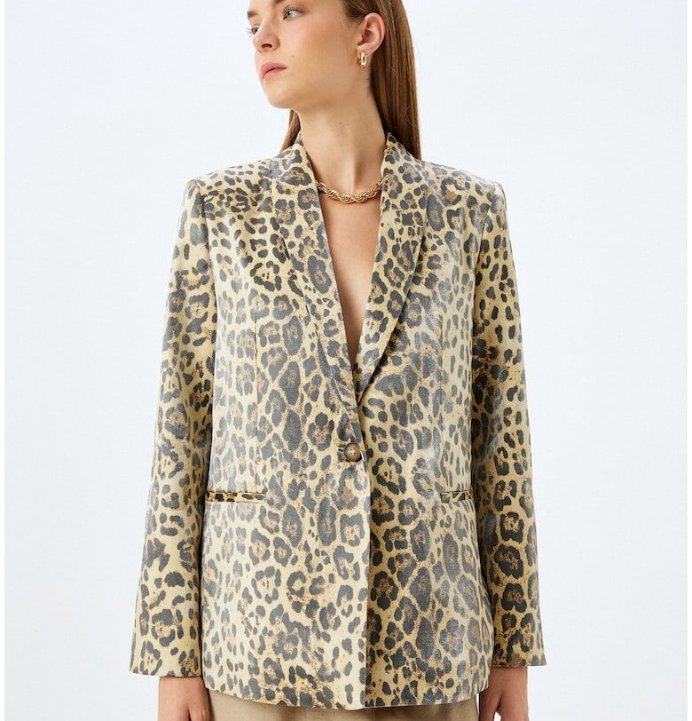 Сако с животинска шарка KOTON
