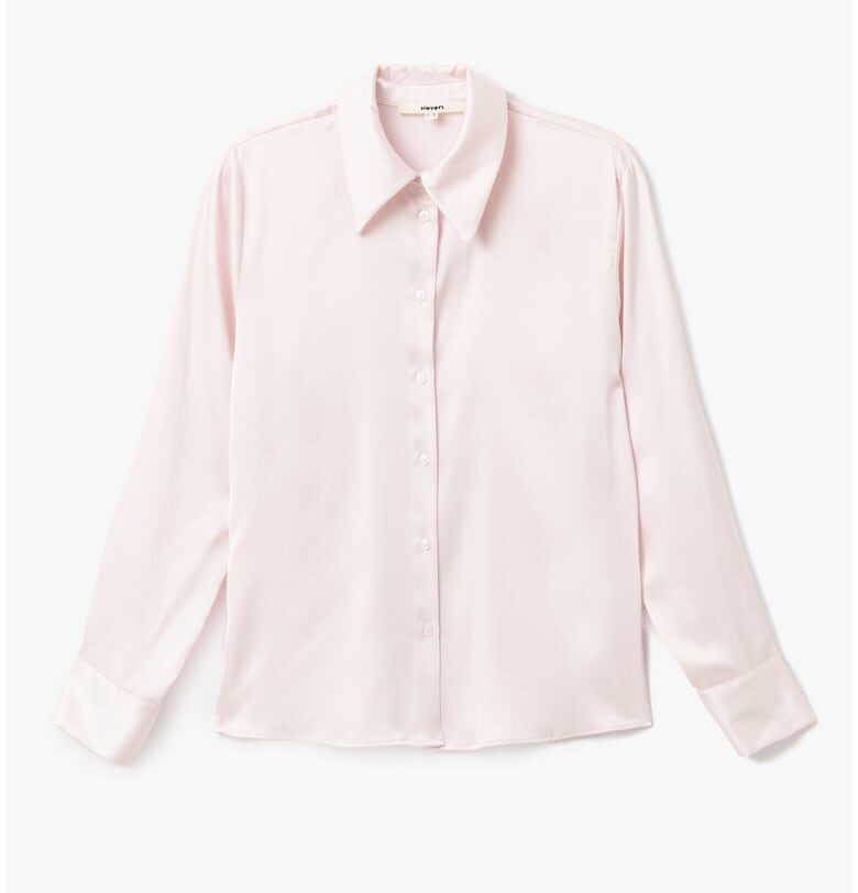 Сатинирана риза с дълги ръкави KOTON