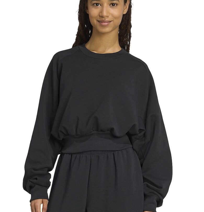 Свободен суитшърт с модал с еластичен подгъв adidas Sportswear