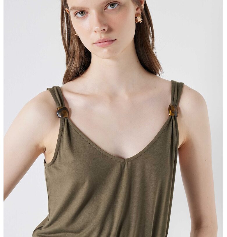 Свободен топ с овално деколте Ipekyol