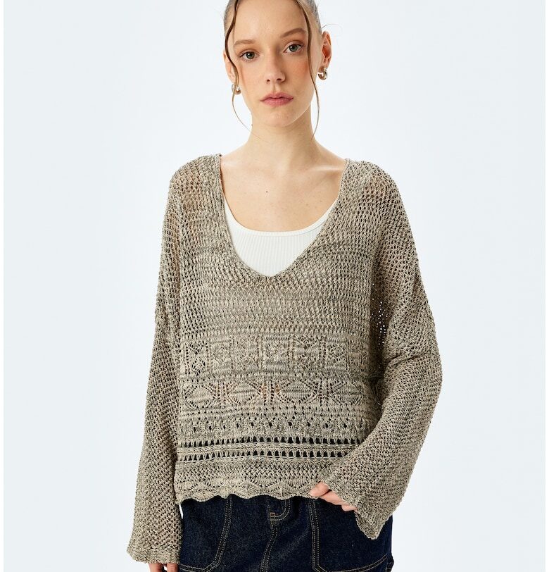 Свободен шпиц пуловер KOTON