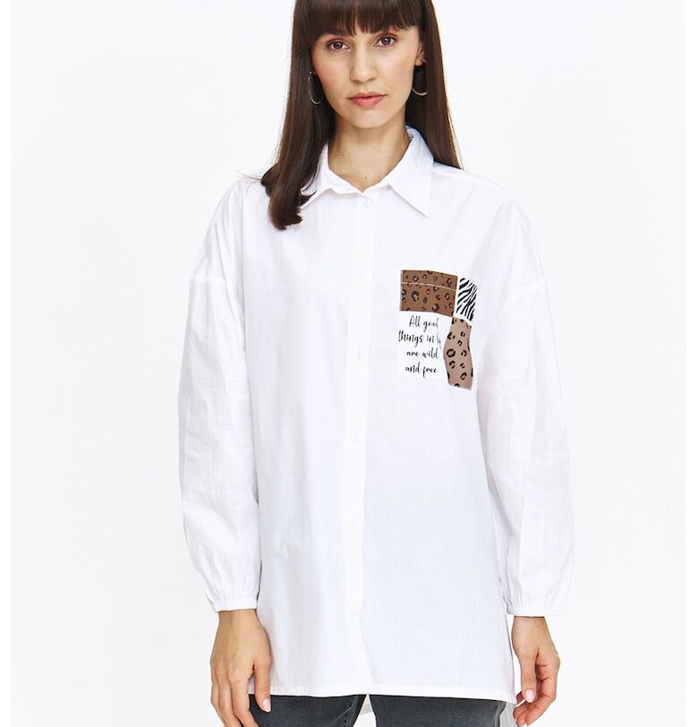 Свободна памучна риза Top Secret