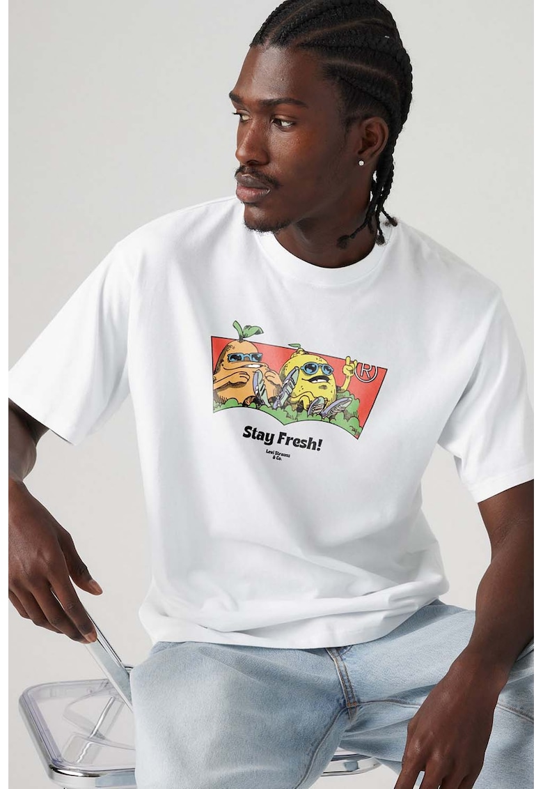 Свободна тениска Youth с лого Levis