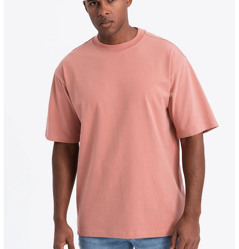 Свободна тениска с овално деколте OMBRE