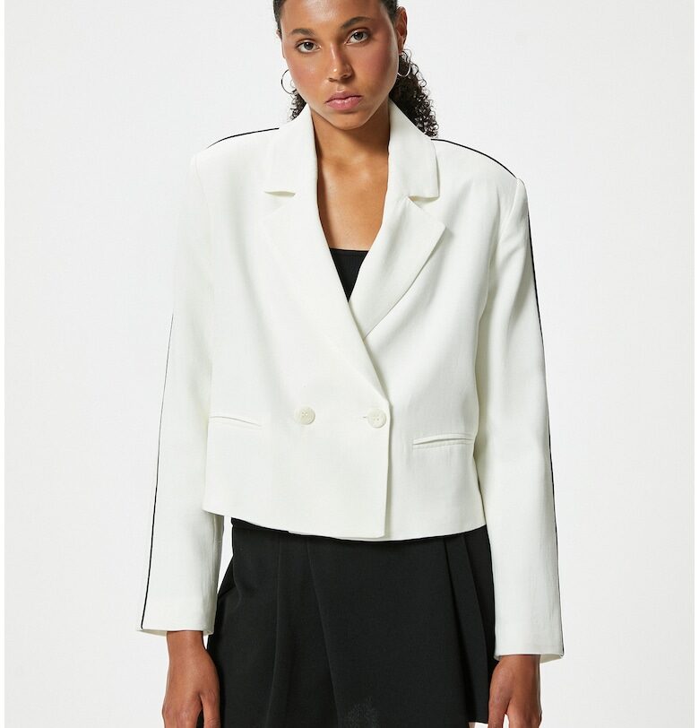 Свободно сако с вълна и контрастни панели KOTON