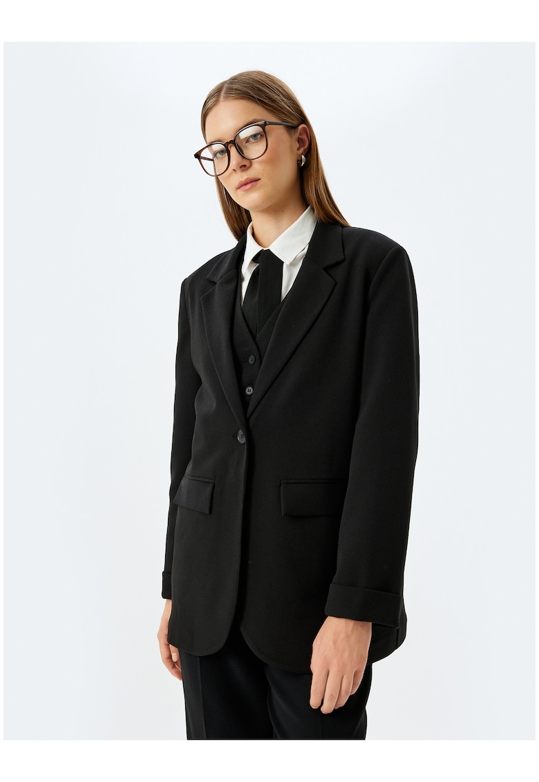 Свободно сако с раздвоен ревер KOTON