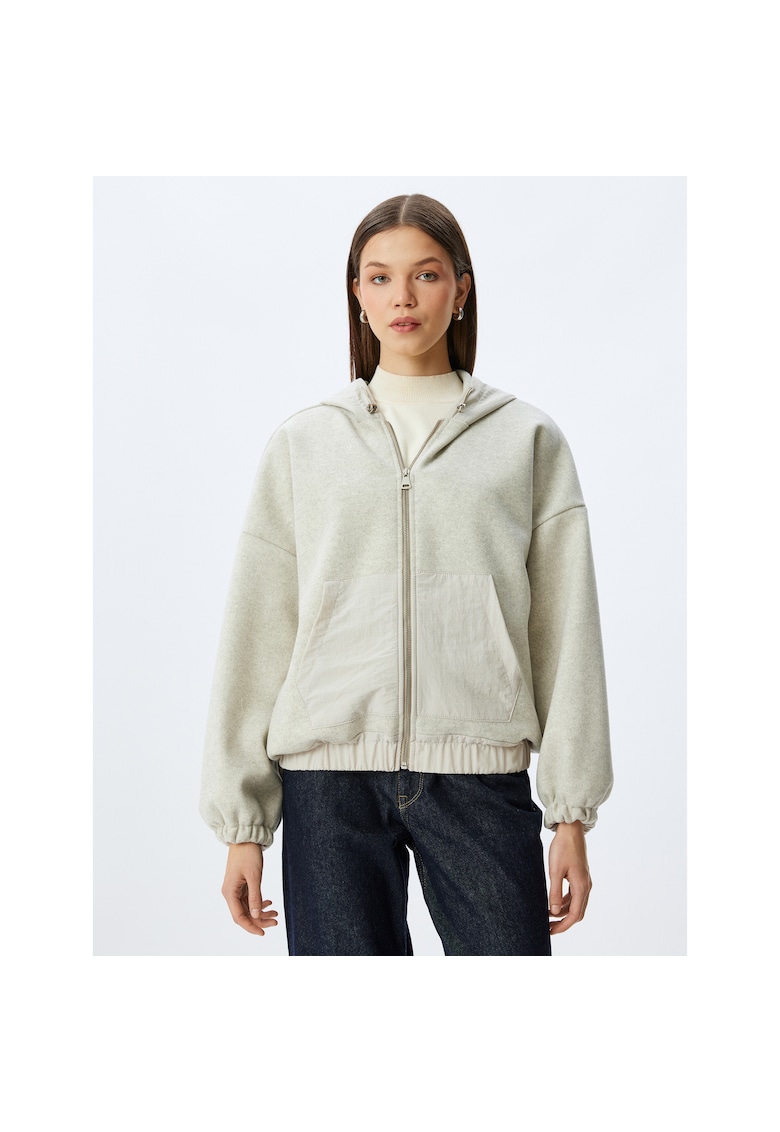 Свободно худи с цип KOTON