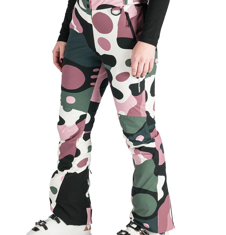 Ски панталон с принт и тиранти NORTHFINDER