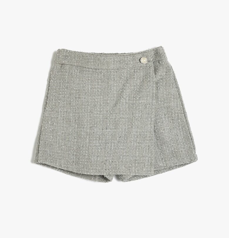 Скорт от туид с еластична талия KOTON