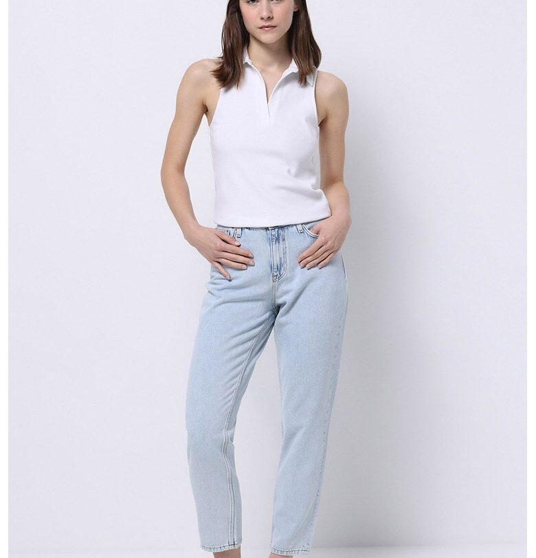 Скъсени прави дънки COLINS