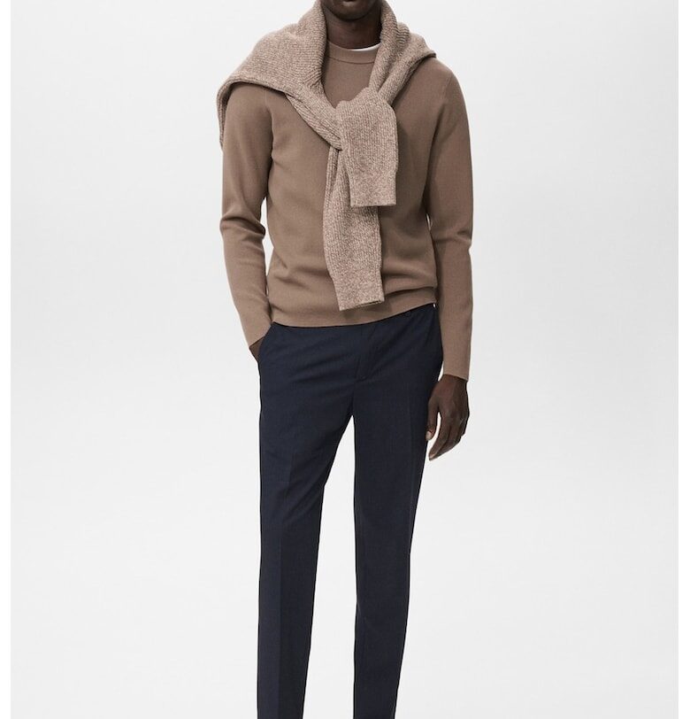 Слим панталон Bologna Mango