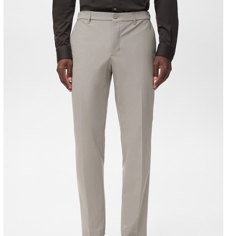 Слим панталон с басти Mango