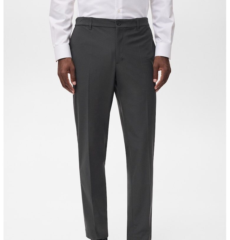 Слим панталон с басти Mango