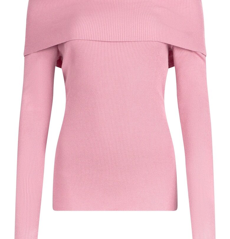 Слим пуловер с голи рамене Liu Jo