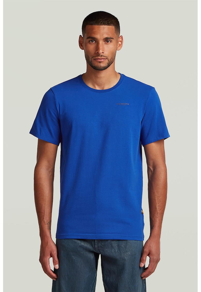 Слим тениска Base с овално деколте G-STAR