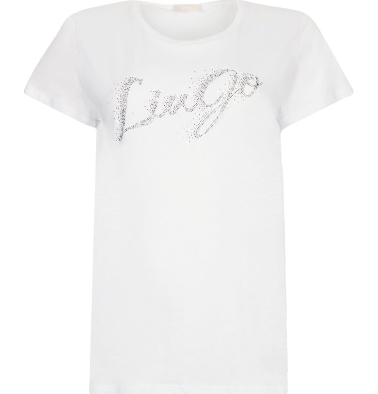 Слим тениска с лого Liu Jo