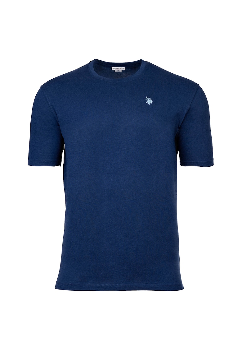 Слим тениска с овално деколте US Polo Assn