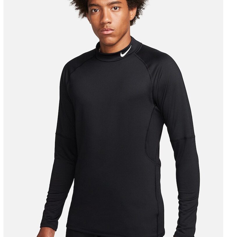 Слим фитнес блуза с Dri-Fit и ниска яка Nike