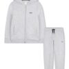 Спортен екип с цип и лого BOSS Kidswear