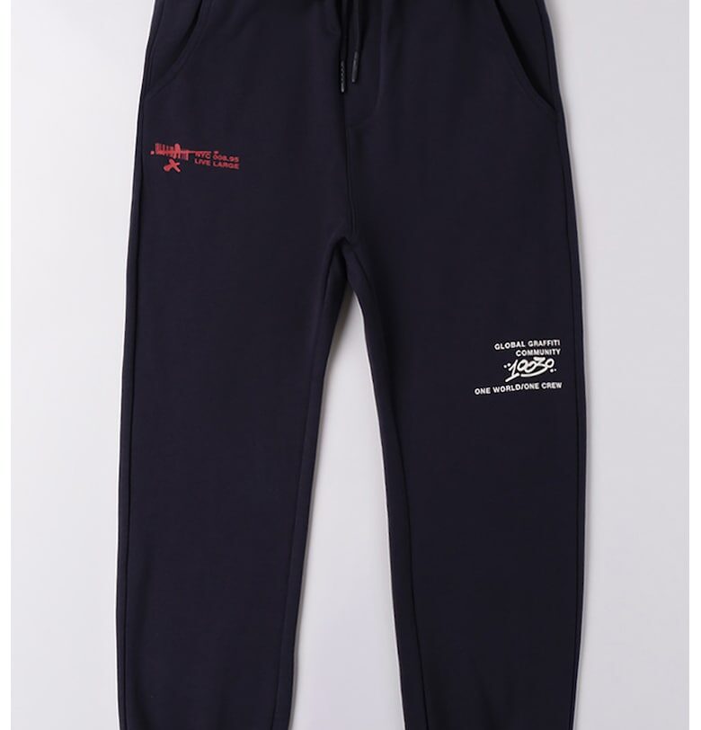 Спортен панталон с надпис IDO