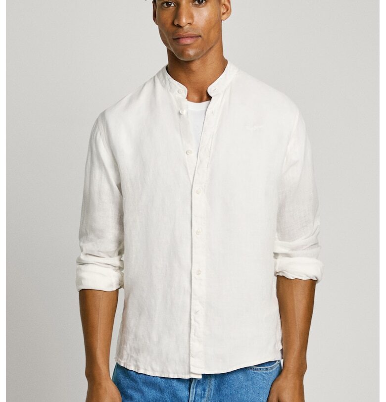 Стандартна ленена риза Pepe Jeans London