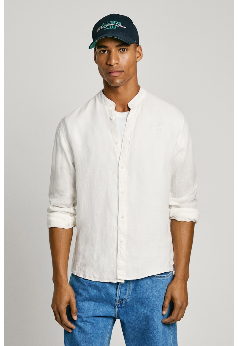 Стандартна ленена риза Pepe Jeans London