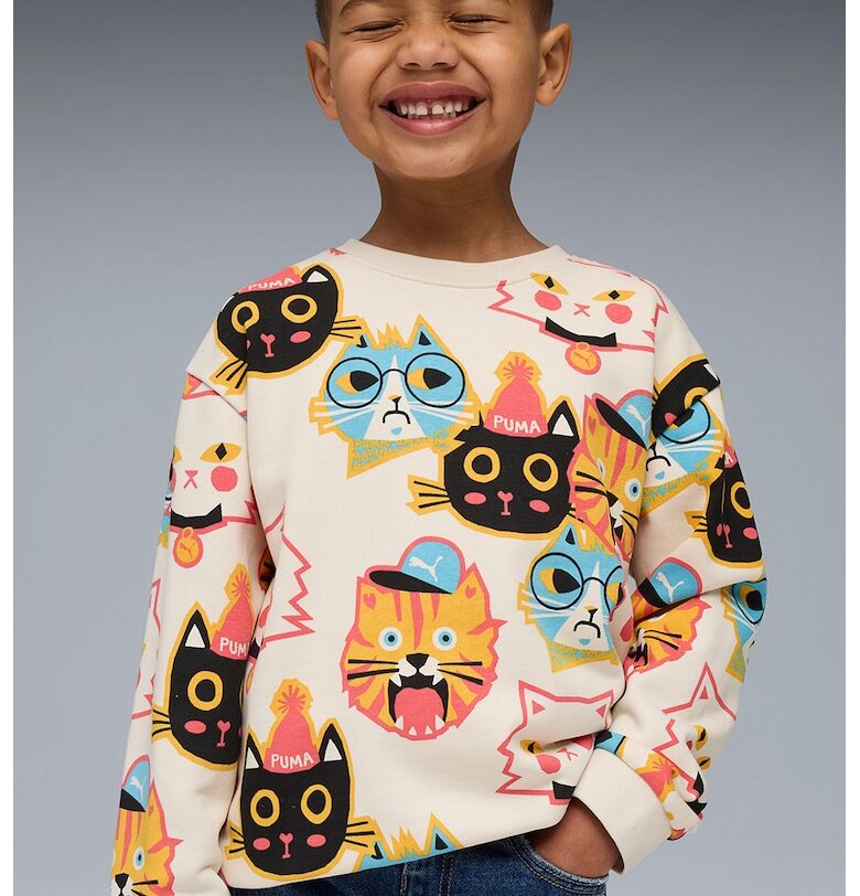 Суитшърт Cat с фигурален принт Puma
