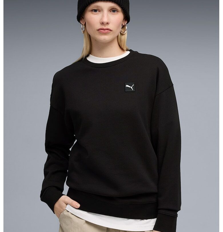 Суитшърт ESS ELEVATED с овално деколте и паднали ръкави Puma