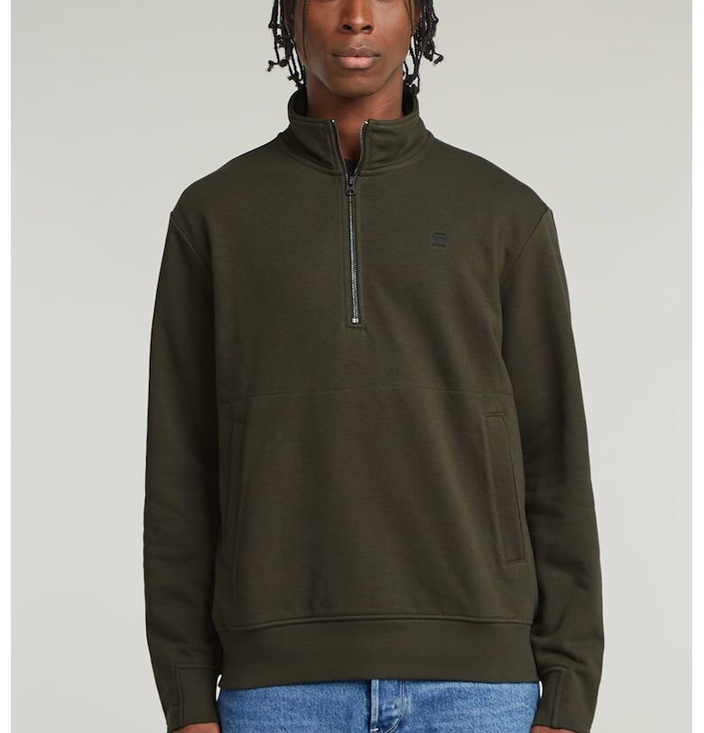 Суитшърт с къс цип G-STAR