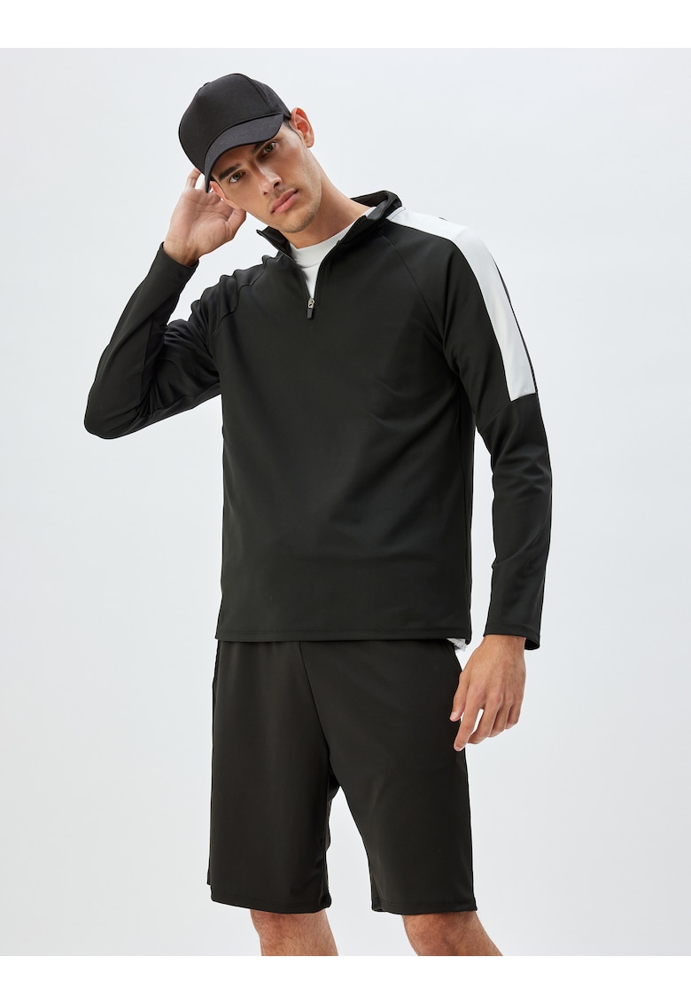 Суитшърт с къс цип KOTON