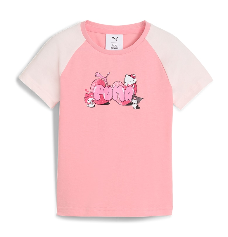 Суитшърт с лого и шарка с Hello Kitty Puma