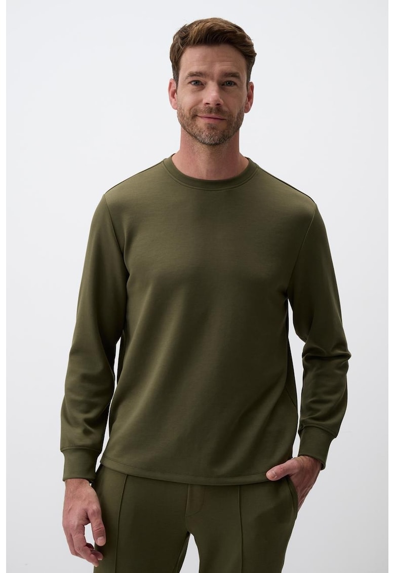 Суитшърт с модал с овално деколте JIMMY KEY