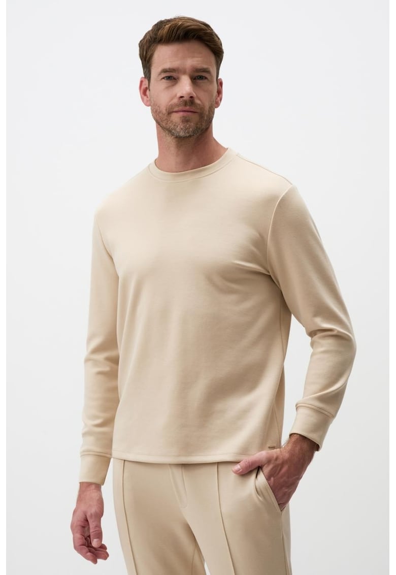 Суитшърт с модал с овално деколте JIMMY KEY