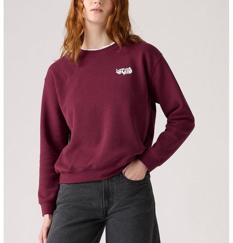 Суитшърт с овално деколте Levis