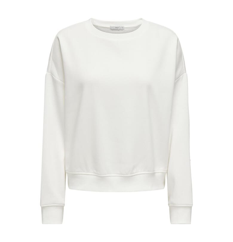 Суитшърт с овално деколте Only