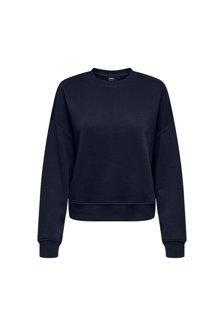 Суитшърт с овално деколте Only