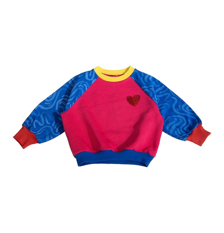 Суитшърт с овално деколте и дълги ръкави Agatha Ruiz de la Prada