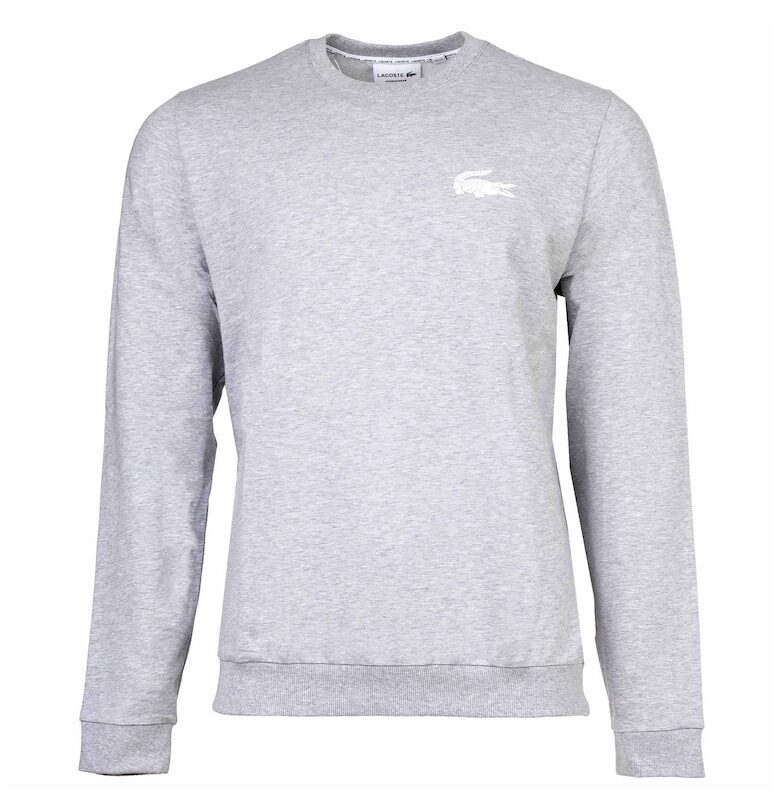 Суитшърт с овално деколте и лого Lacoste