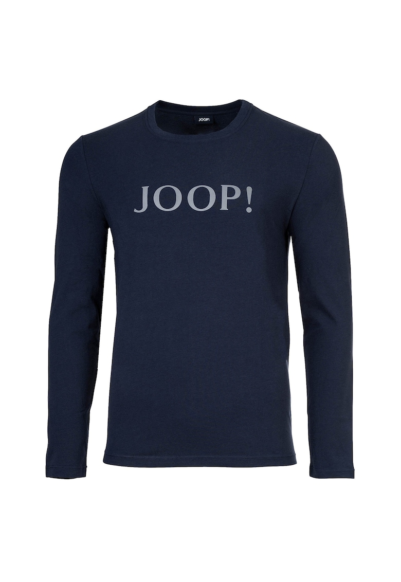 Суитшърт с памук и лого - Син Joop