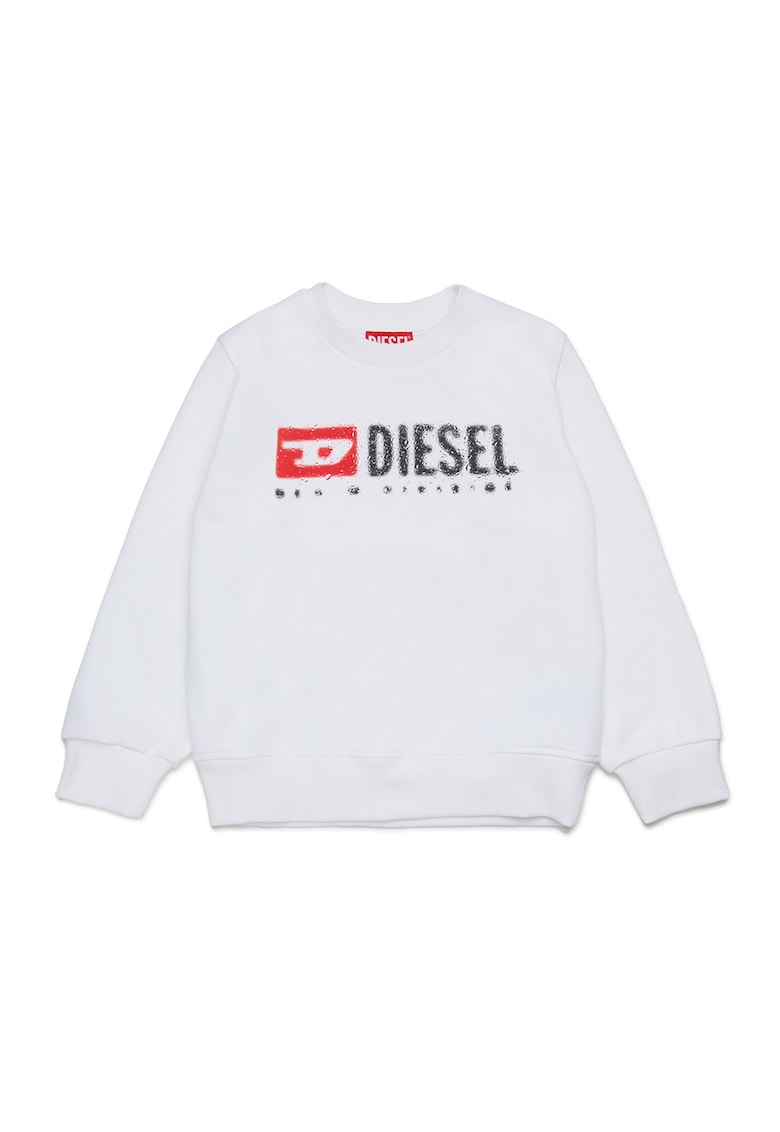 Суитшърт с памук с лого Diesel