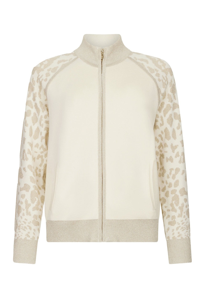 Суитшърт с цип и животинска шарка Liu Jo