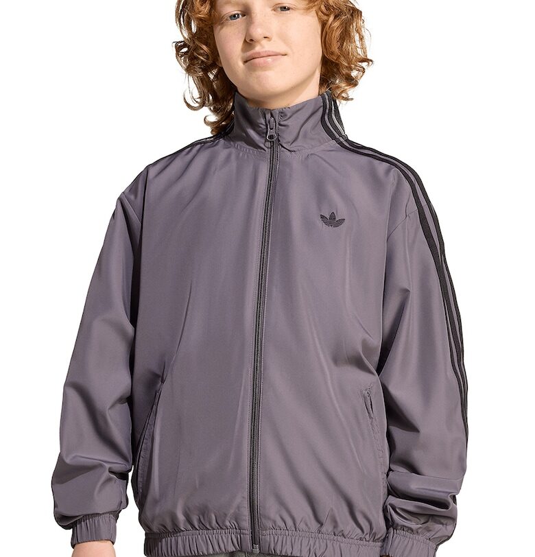 Суитшърт с цип и райе adidas Originals